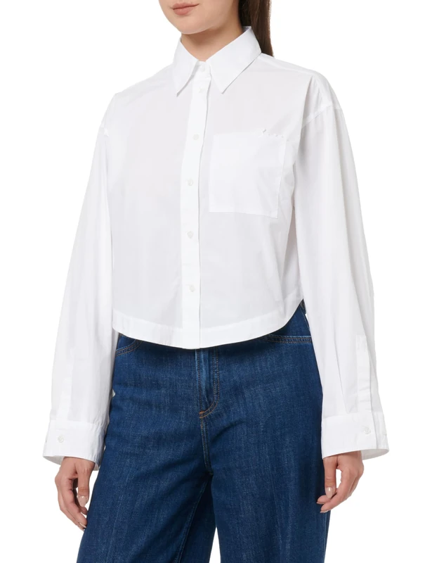 BOSS C_boskota Women's Blouse, White, 14