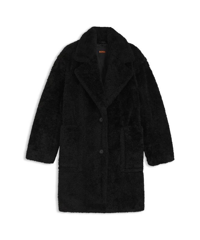 BOSS Women's C_Catedy Coat, Black, 48