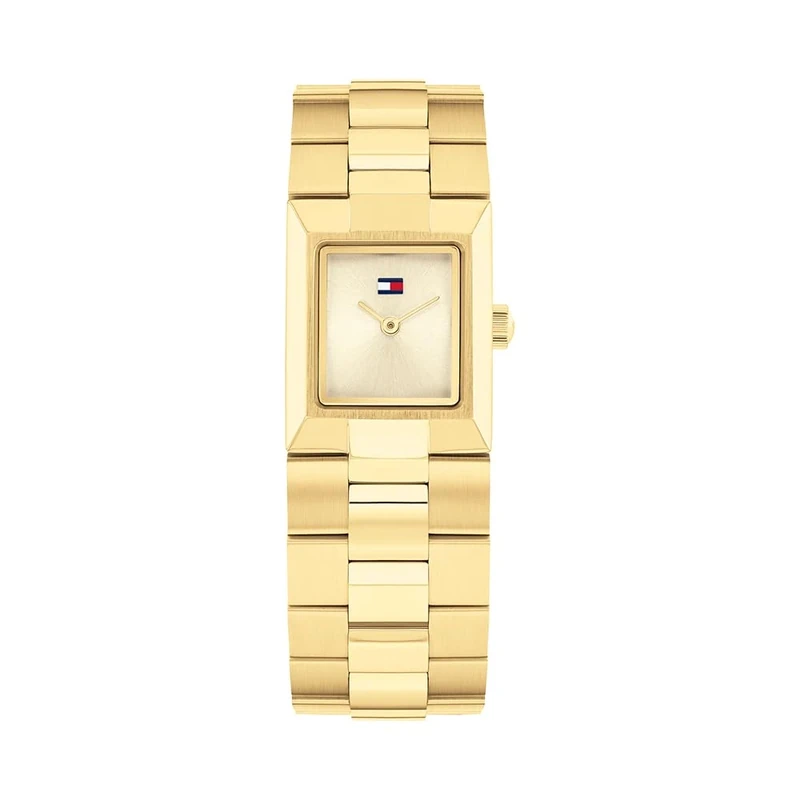 Tommy Hilfiger Two Hand Quartz Movement Watch for Women with Gold Colored Stainless Steel Bracelet - 1782787