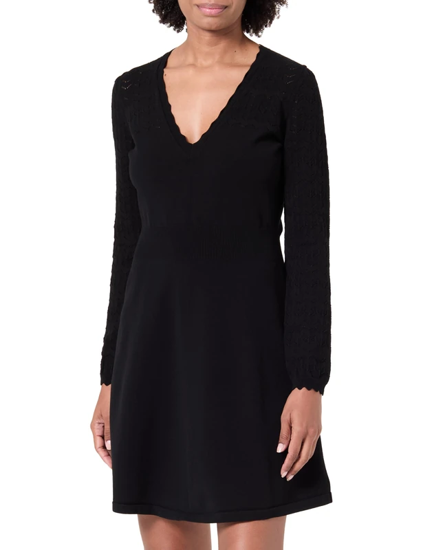 BOSS C_figoli Women's Knitted Dress, Black, M