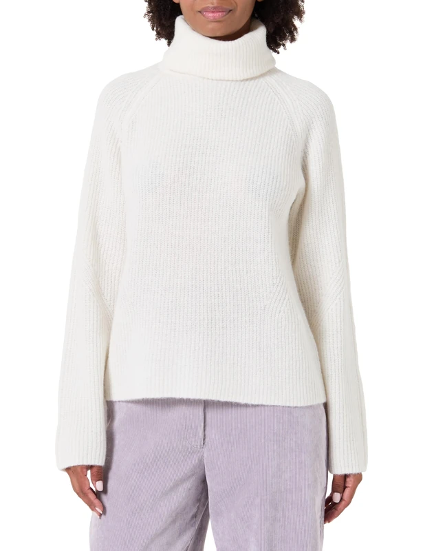 BOSS C_falodina Women's Knitted Sweater, Open White, XS