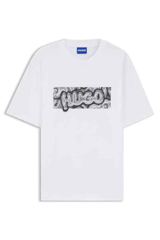 Hugo Men's Nedirix T-Shirt, White, XL