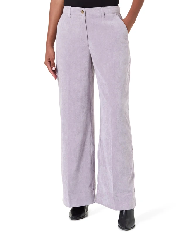 BOSS Women's C_tacodi Trousers_Flat, Light/Pastel Purple, 14