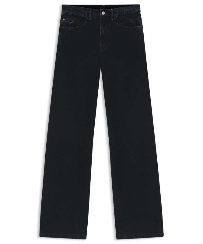 BOSS Women's Jeans Trousers, Dark Blue, 26W / 32L - Image 1