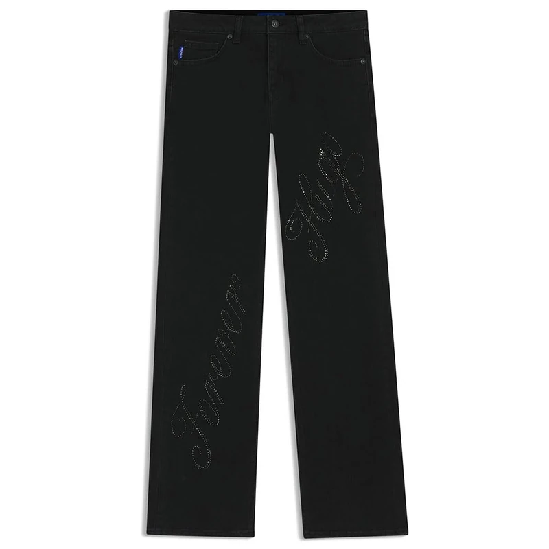 Hugo Gamera_b Women's Jeans Trousers, Black, 28W x 34L