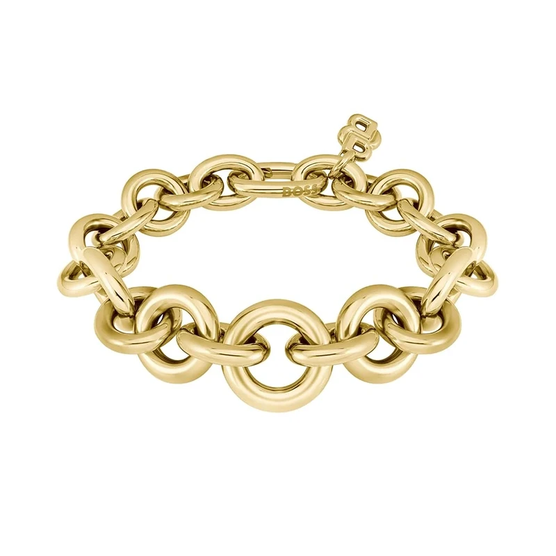 BOSS Jewelry Women's LIVE STATEMENT Collection Chain Bracelet in Yellow Gold - 1580736M