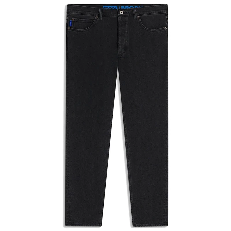 Hugo Men's Brody Jeans Trousers, Black, 36W / 34L