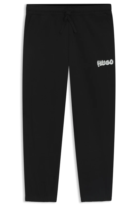 Hugo Men's Nyrotro Jersey Trousers, Black, L