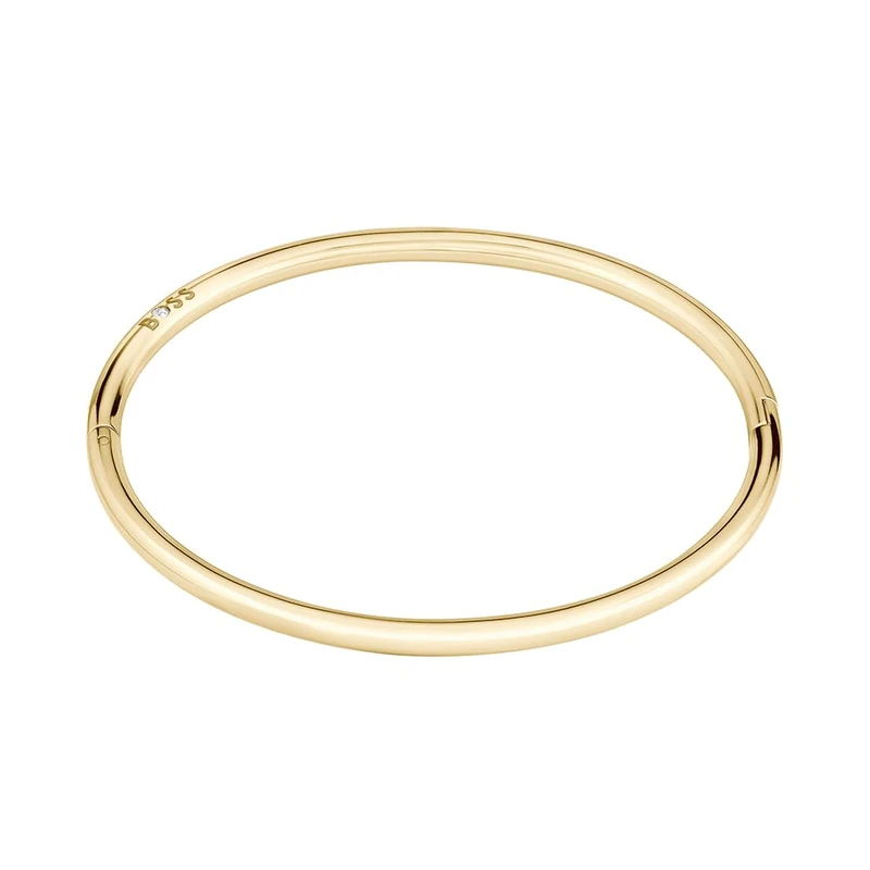BOSS Jewelry Women's LIVE Collection Bangle Bracelet in Yellow Gold - 1580686
