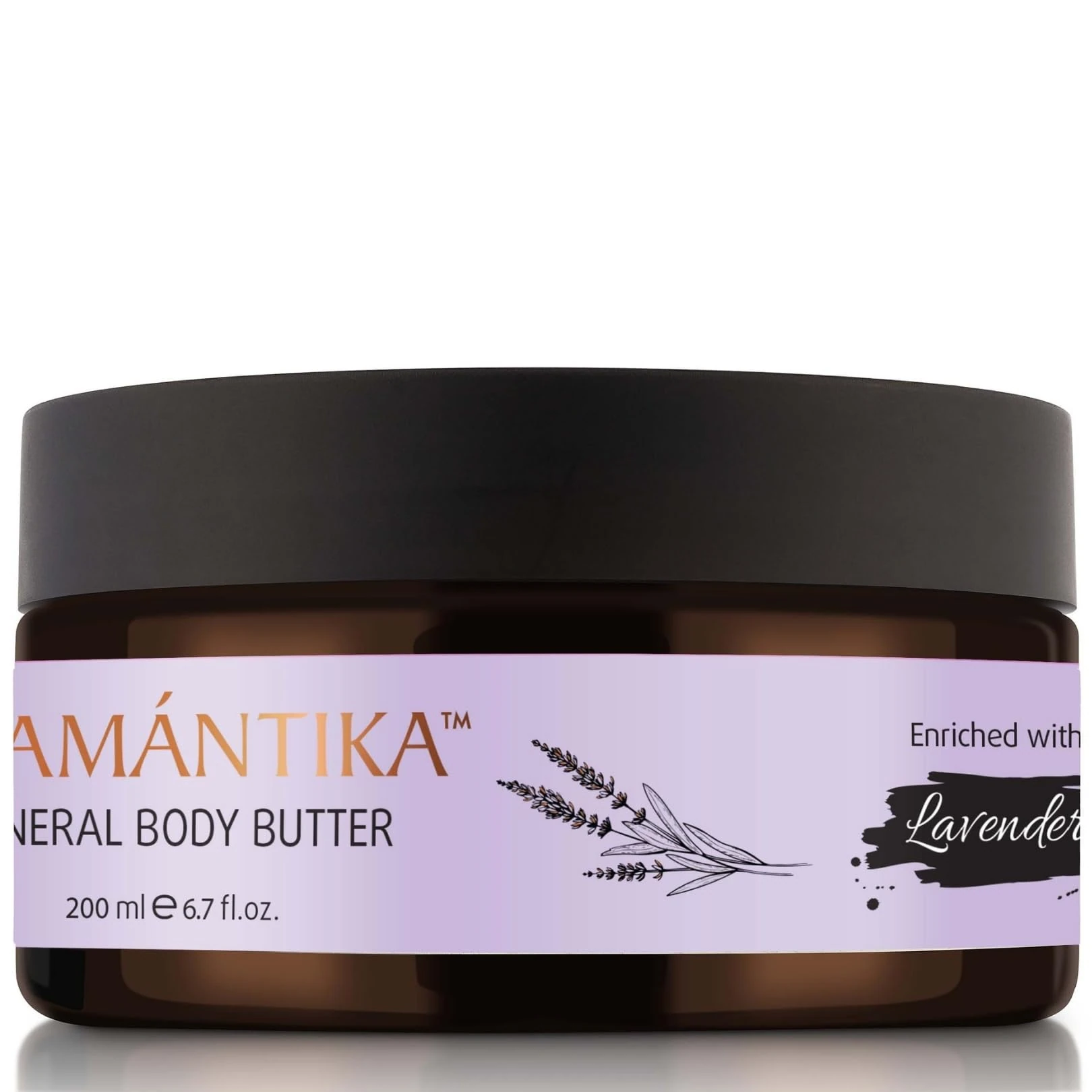 SEAMANTIKA - Mineral Body Butter with Lavender - Intense Hydration & Soothing Care - For Dry, Sensitive Skin - Enriched with Shea Butter - Free from Parabens, Sulfates, Mineral Oils - 250 ml