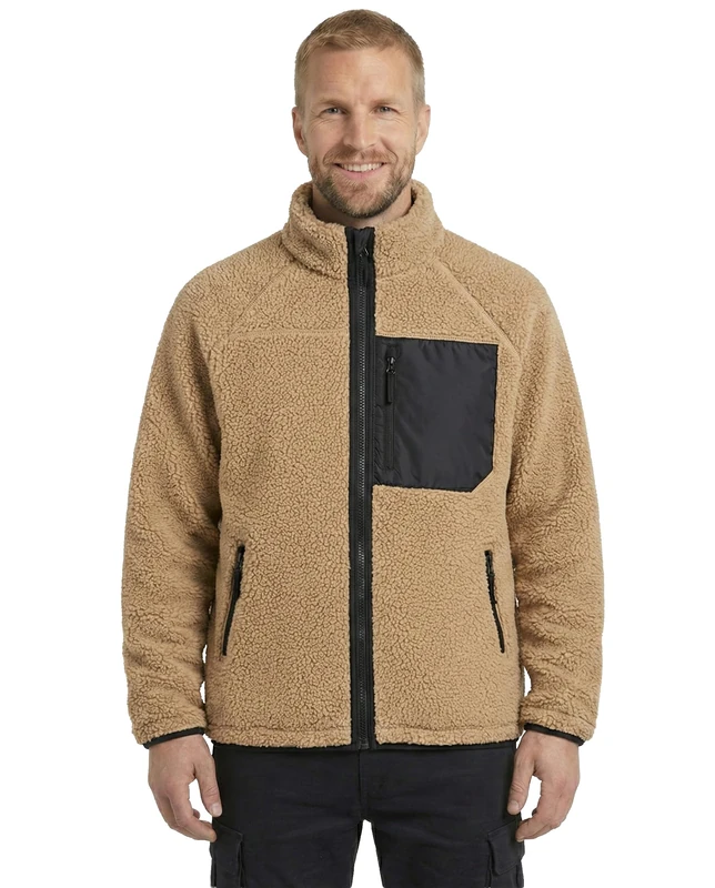Brandit Men's Teddyfleece Jacket 15y. Limited Edition, Camel, 6XL
