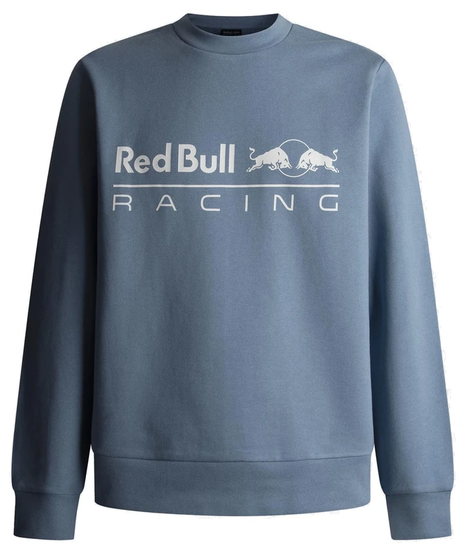 Red Bull Racing X Pepe Jeans Men's RBR Team Logo Crew Sweatshirt, Blue (SOHO Blue), XS - Image 1