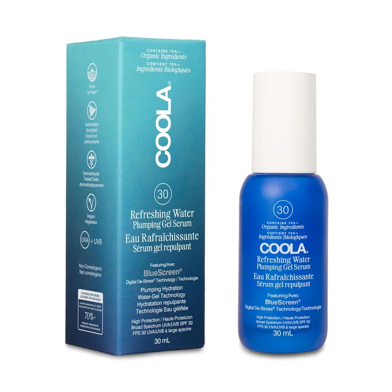 COOLA Refreshing Water Plumping Gel Serum SPF 30 (30 ml)