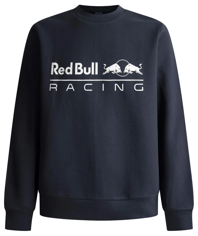 Red Bull Racing X Pepe Jeans Men's RBR Team Logo Crew Sweatshirt, Blue (Dulwich Blue), S