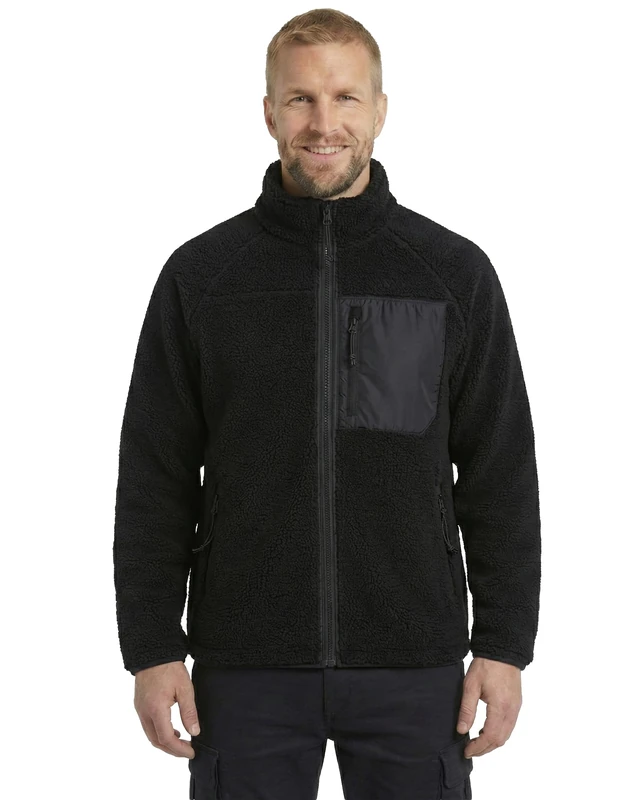 Brandit Teddy Fleece Jacket 15 Y. Limited Edition, Colour: Black, Size: XXL, black, XXL