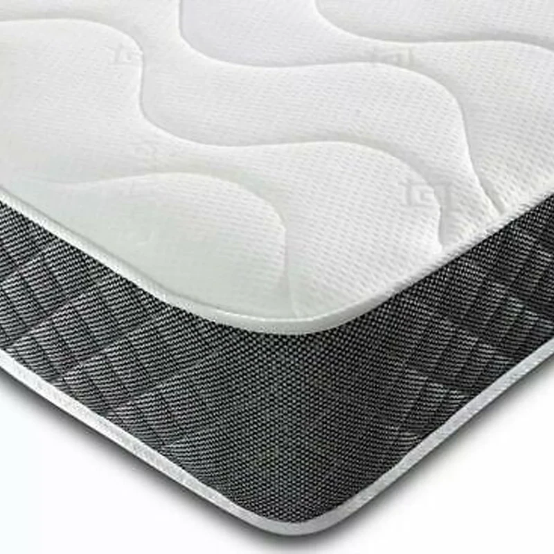 Divan Beds Deals King Size Mattress 5FT – 25cm Deep Orthopaedic Bonnell Spring Mattress, Medium Firm Feel with Breathable, Hypoallergenic Fabric Cov