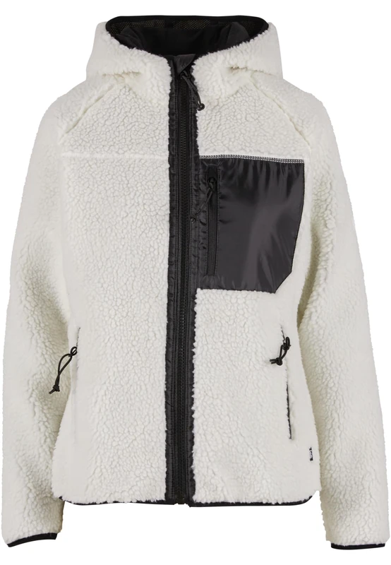 Brandit Women's Teddy Fleece Jacket Hood 15Y Limited Edition Colour: White Size: 4XL, White, 4XL
