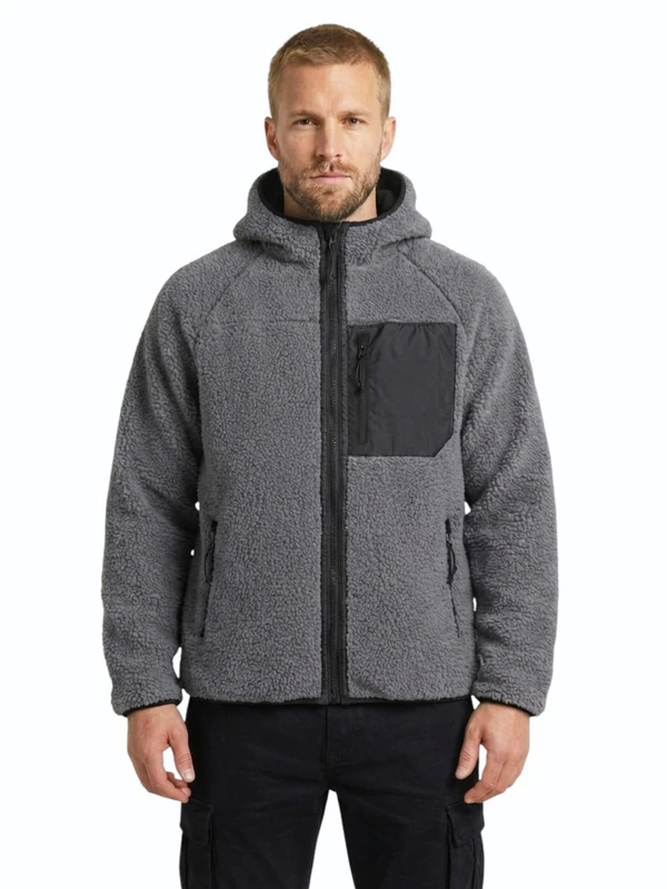 Brandit Teddy Fleece Work Jacket 15Y. Limited Edition, Colour: Anthracite, Size: S, anthracite, S