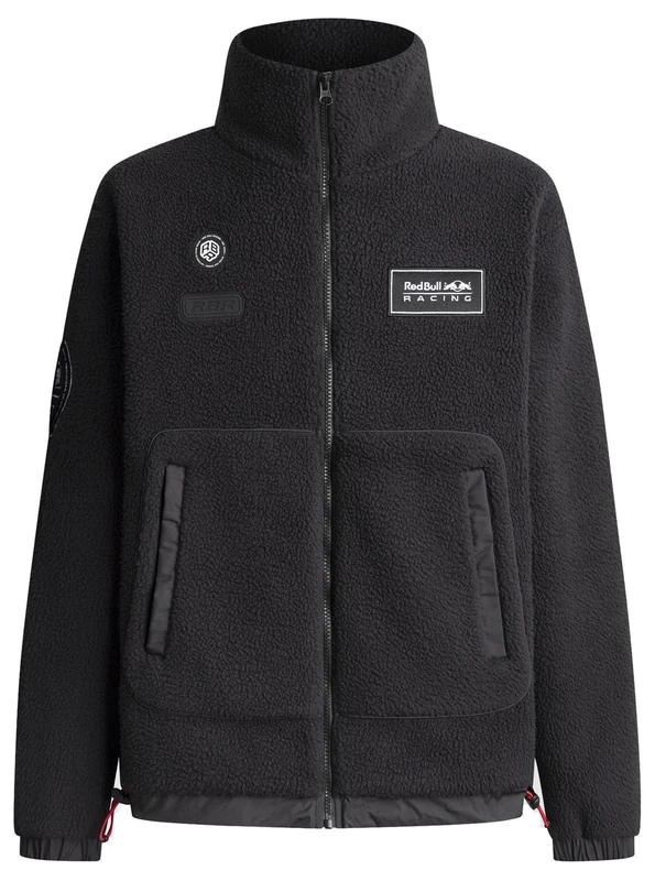 Red Bull Racing X Pepe Jeans Men's Explorer Fleece Sweatshirt, Black (Black), XL