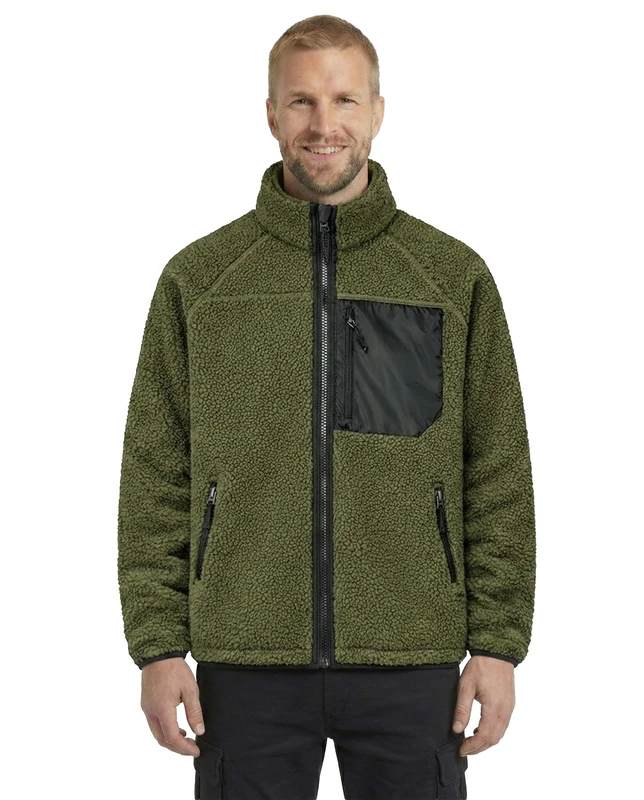 Brandit Teddy Fleece Jacket 15Y. Limited Edition, Colour: Olive, Size: L, olive, L