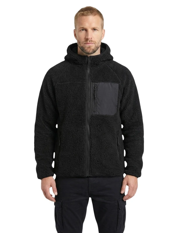Brandit Teddy Fleece Work Jacket 15Y. Limited Edition, Colour: Black, Size: S, black, S