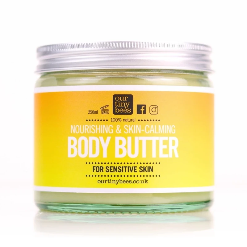 Unscented Body Butter | 100% Natural | Jojoba-Rich for Deep Hydration & Soft Skin | Nourishing skin softening, for prevention and healing of Eczema 250ml. (Unscented)