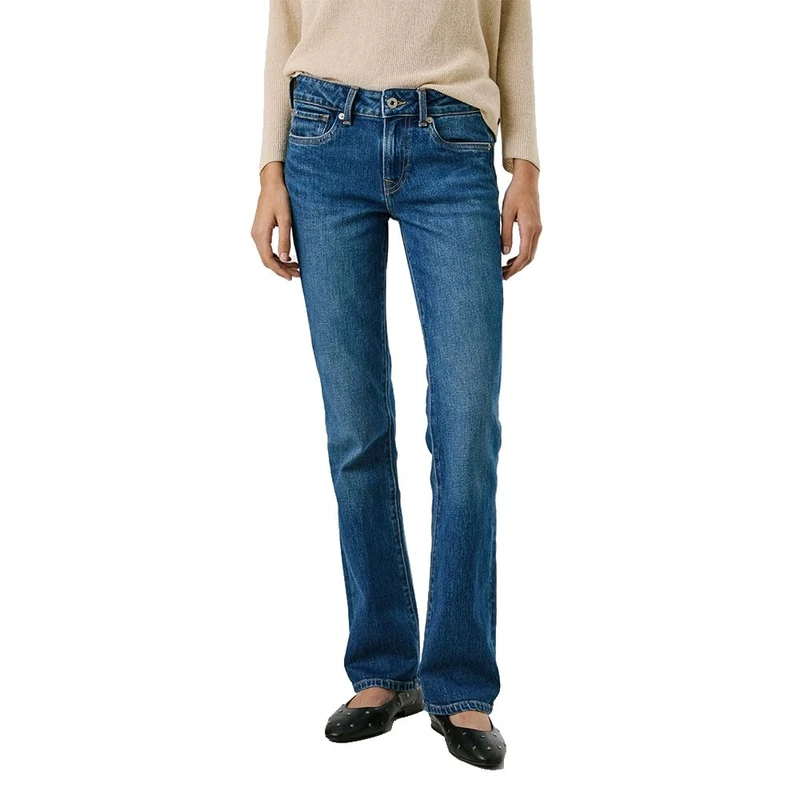 Pepe Jeans Women's Bootcut LW Piccadilly Jeans, Blue (Denim-5VA), 24W x 32L