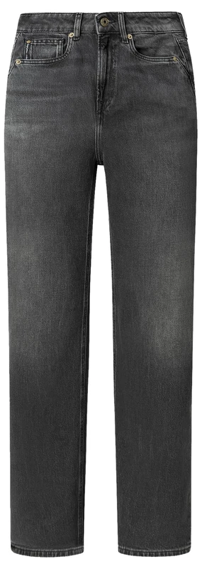 Pepe Jeans Women's Straight Jeans UHW Lexa, Black (Denim-9FA), 33W/ x 32L