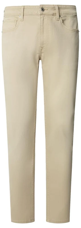 Pepe Jeans Men's Tapered Jeans Stanley, Brown (Stone Beige), 33W x 34L