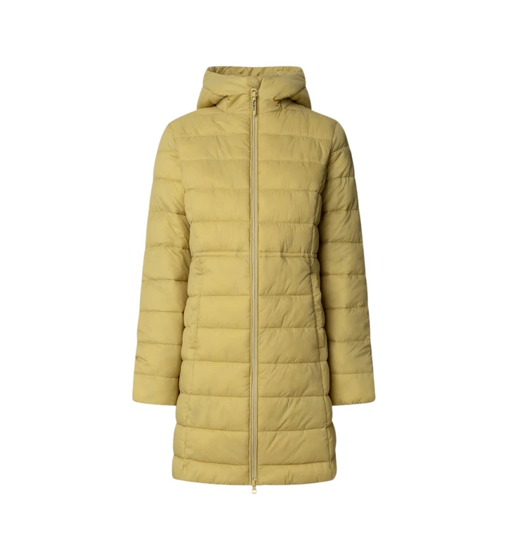 Pepe Jeans Women's Sally Long Jacket, Yellow (CAST Yellow), XS