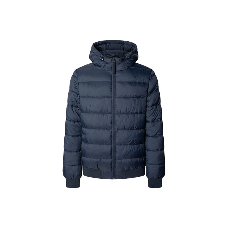 Pepe Jeans Men's PUFFER HOOD JACKET Jacket, Blue (DULWICH BLUE), M