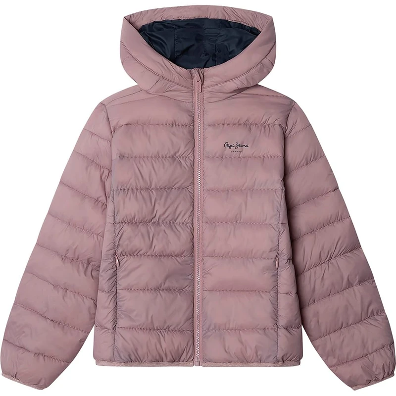 Pepe Jeans Girl's DAHLIA SHORT Jacket, Purple (LIGHT ORCHID PURPLE), 16
