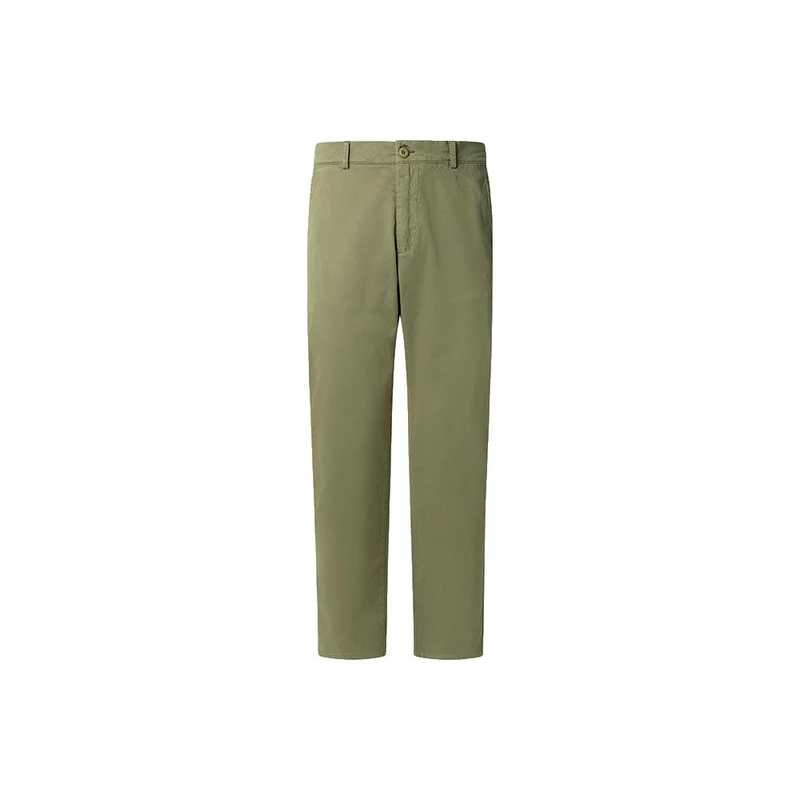 Pepe Jeans Men's Slim Chino Twill Trouser, Green (Military Green), 30