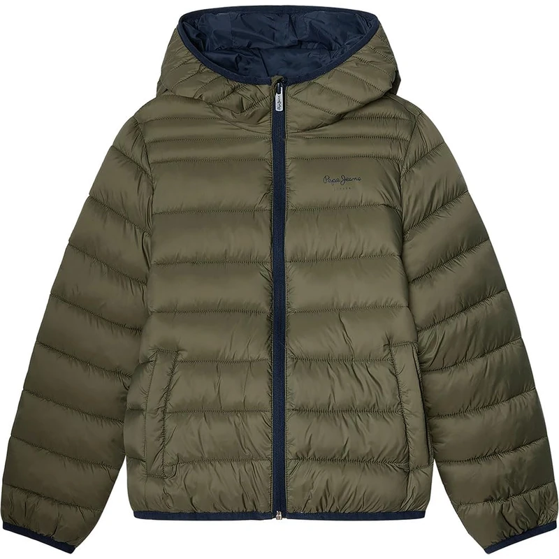 Pepe Jeans Boy's BAILOR Jacket, Green (MILITARY GREEN), 16
