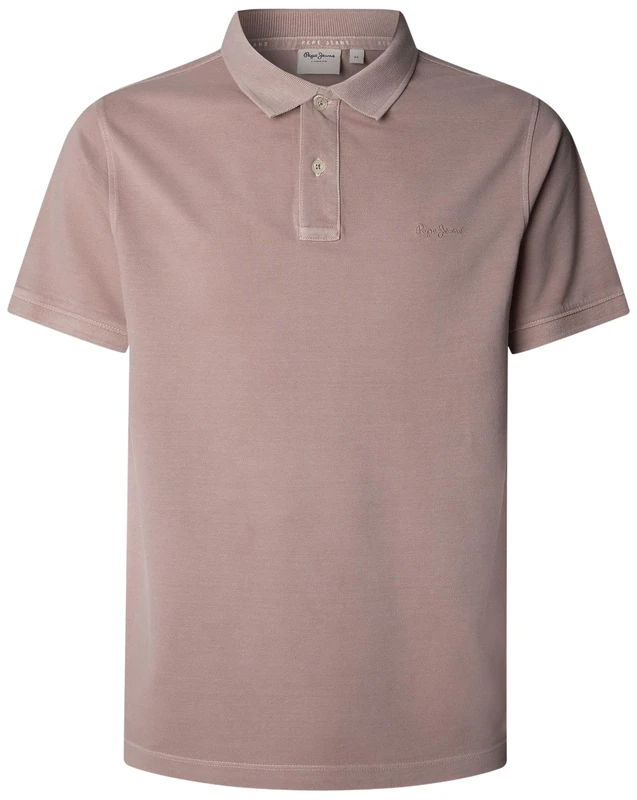 Pepe Jeans Men's New Oliver GD Polo, Pink (Mauve Pink), XS