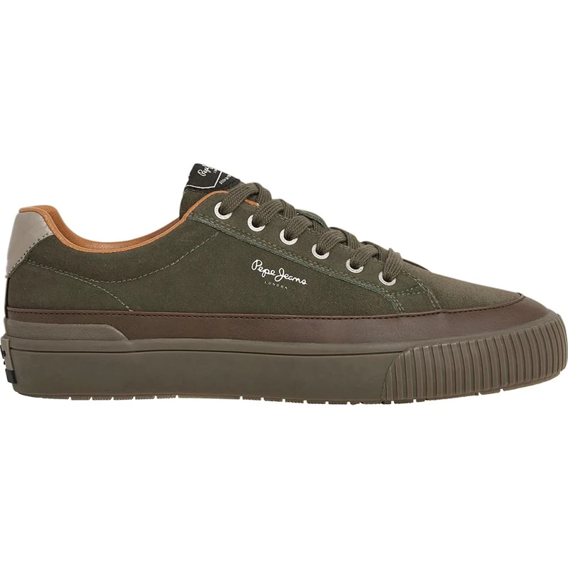 Pepe Jeans Men's Ben Evolution M Sneak, Green (Squad Green), 8 UK