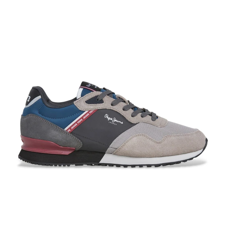 Pepe Jeans Men's London Brick M Sneak, Grey (Grey), 9