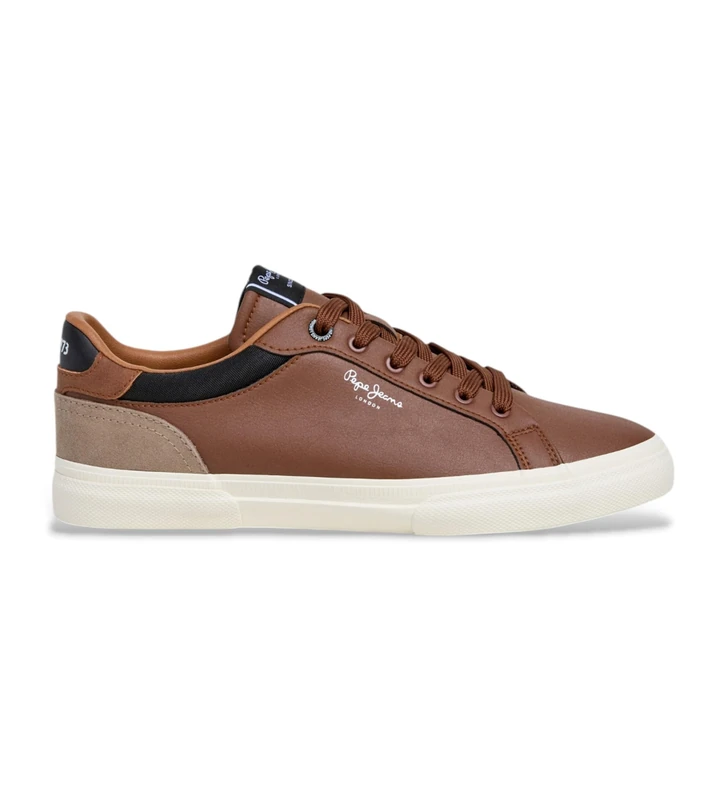 Pepe Jeans Men's Kenton Court M Sneak, Brown (TAN Brown), 9