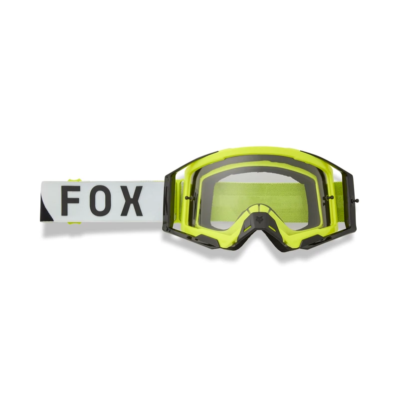 Fox Racing Unisex Airspace Motocross Dirt Bike Goggle Fluorescent Yellow Tine, OS