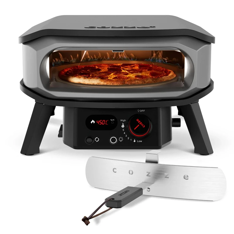 Cozze® 13" Pizza oven PREMIUM ROTATE, Gas, 30mbar