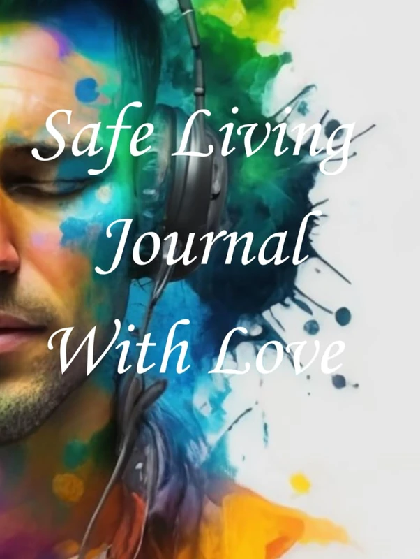 Safe living journal with love: Daily agenda for personal growth and motivation