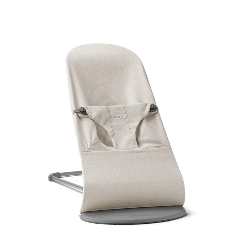 BabyBjörn Bouncer Bliss, Woven mélange, Light Beige