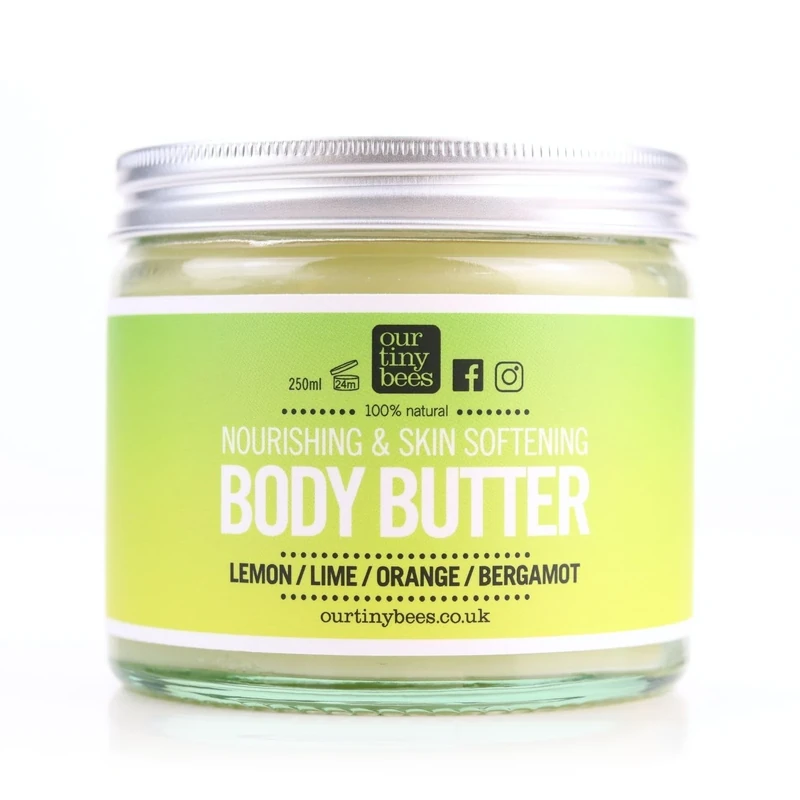 Citrus Body Butter – Jojoba-Rich for Deep Hydration & Softer Skin | 100% Natural, Nourishing Formula | 250ml. 100% Natural.