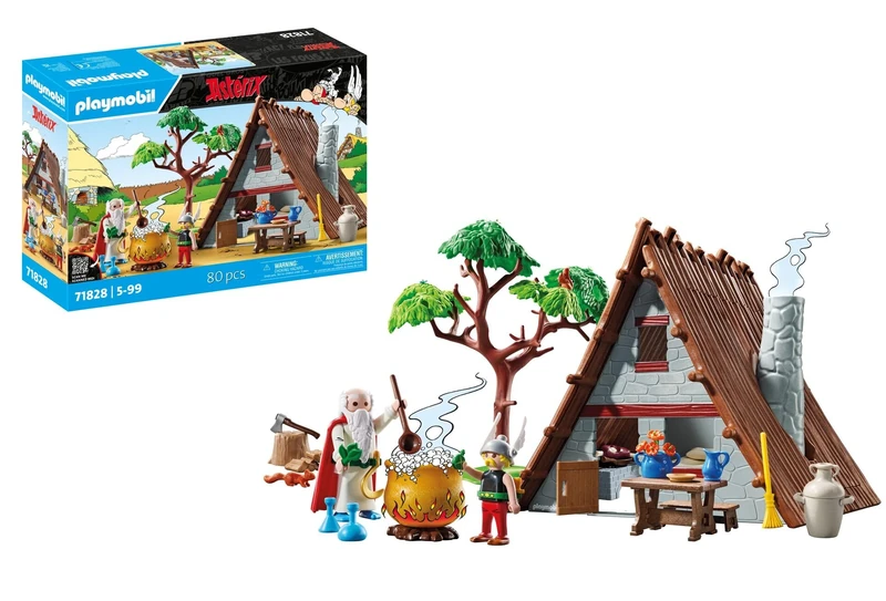 Playmobil | Asterix | Asterix House | Asterix Playset | Asterix and Obelix | Adventure Toy for Kids Aged 5+ | 71828