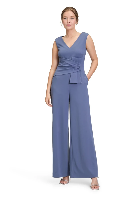 Vera Mont Women's Jumpsuit, Tanzanite Blue, 20