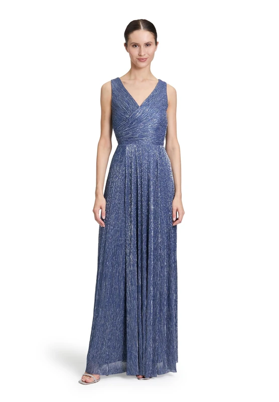 Vera Mont Women's Evening Dress, Classic Blue/White, 18
