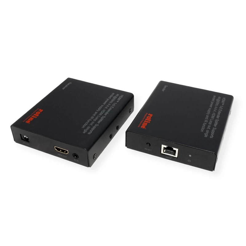 ROLINE HDMI Extender and Splitter, 1x2, over Cat.6A, 70m, 4K60Hz