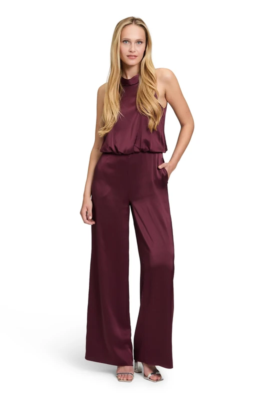 Vera Mont Women's Jumpsuit, Deep Dahlia, 8