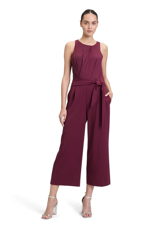 Vera Mont Women's Jumpsuit, Wild Ruby, 12