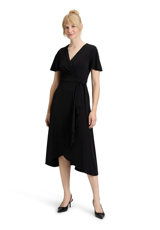Vera Mont Women's Casual Dress, Black, 10